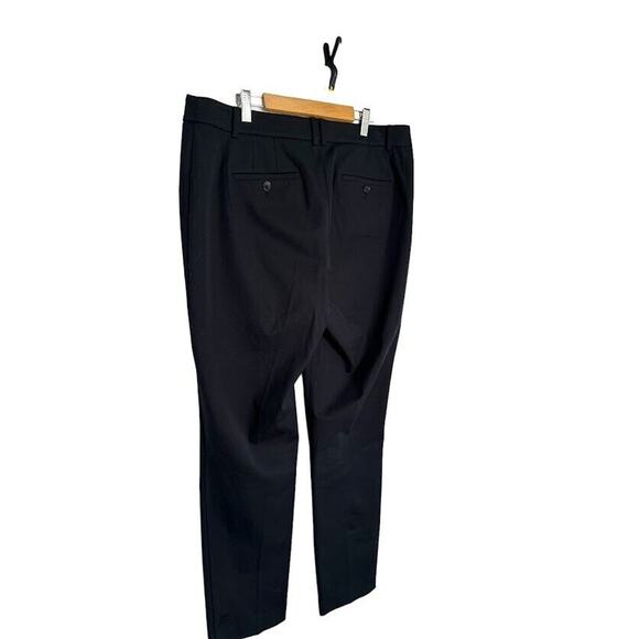 Talbots Women's Size 10 High Waist Straight Leg Pants Black Dress Office NWT - Picture 4 of 7